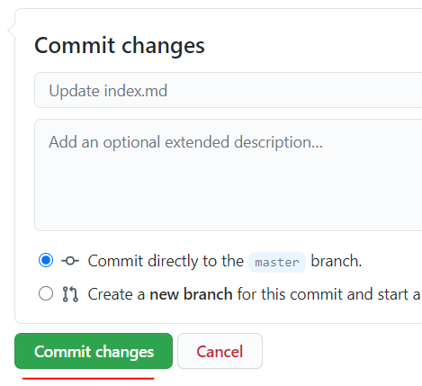 commit